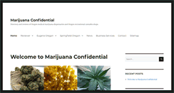 Desktop Screenshot of marijuanaconfidential.com