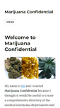 Mobile Screenshot of marijuanaconfidential.com